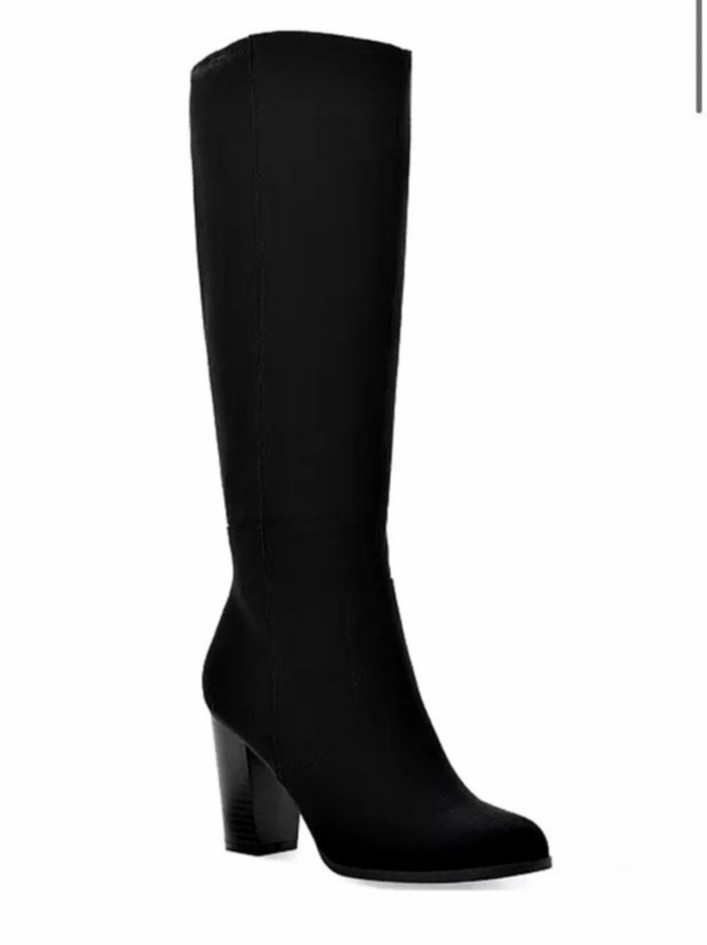 Style & Co Addy Women’s Extra Wide Calf Knee High Boots Black Size 9W NEW